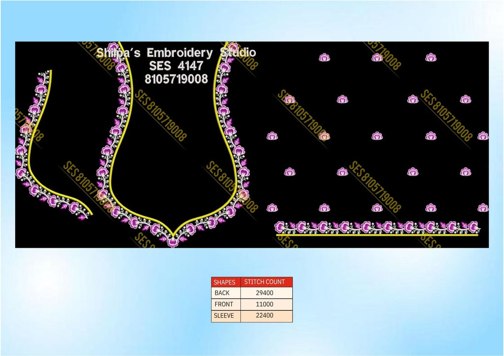 Embroidery Designs 4101-4200 Series