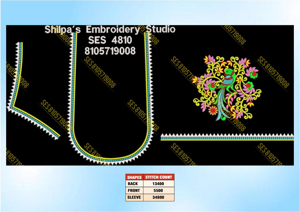 Embroidery Designs 4801-4900 Series