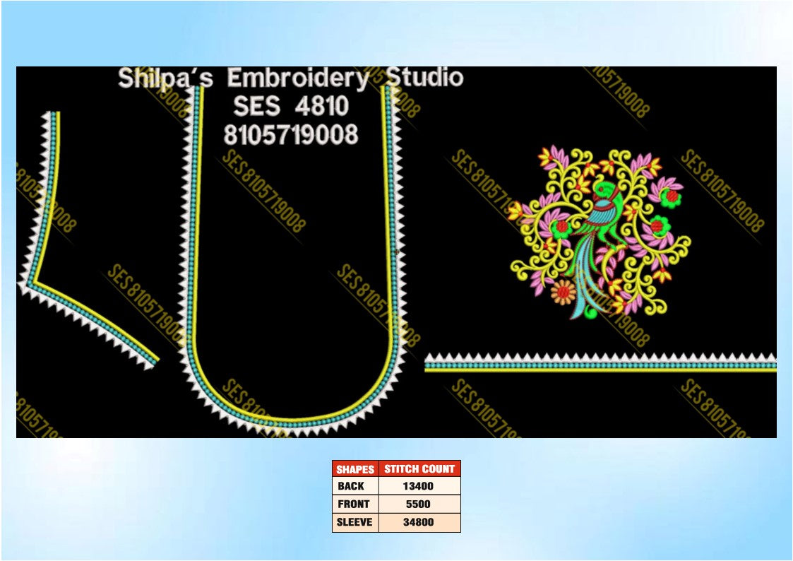 Embroidery Designs 4801-4900 Series