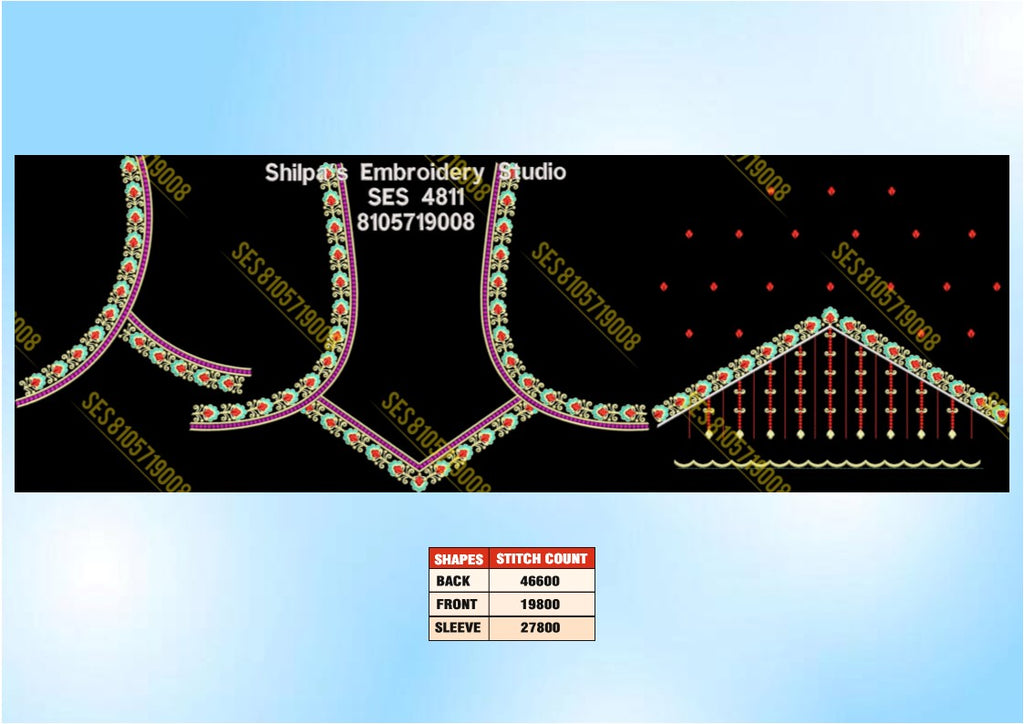 Embroidery Designs 4801-4900 Series