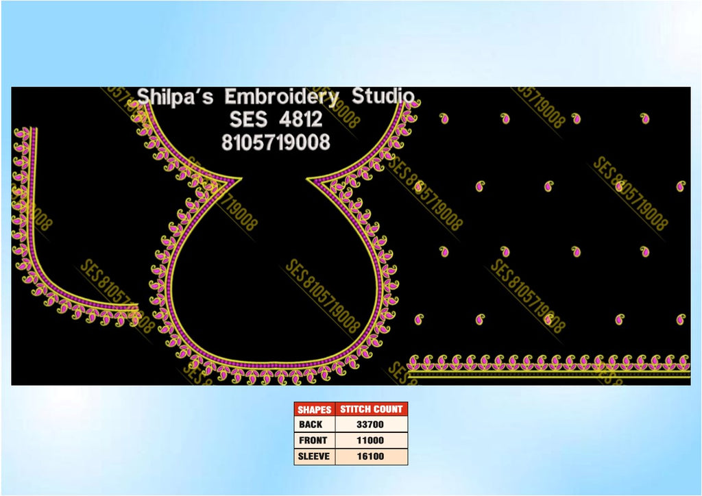 Embroidery Designs 4801-4900 Series