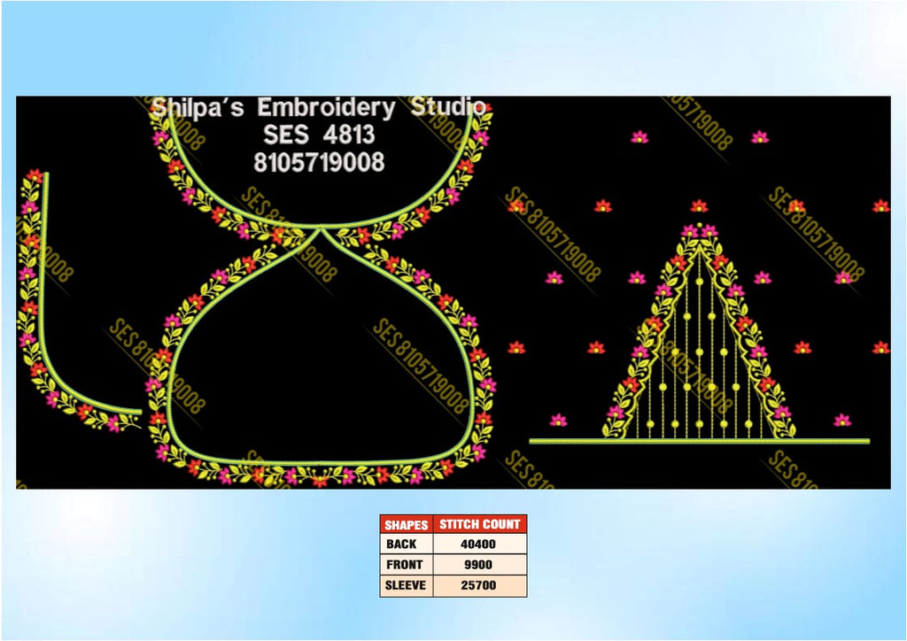 Embroidery Designs 4801-4900 Series