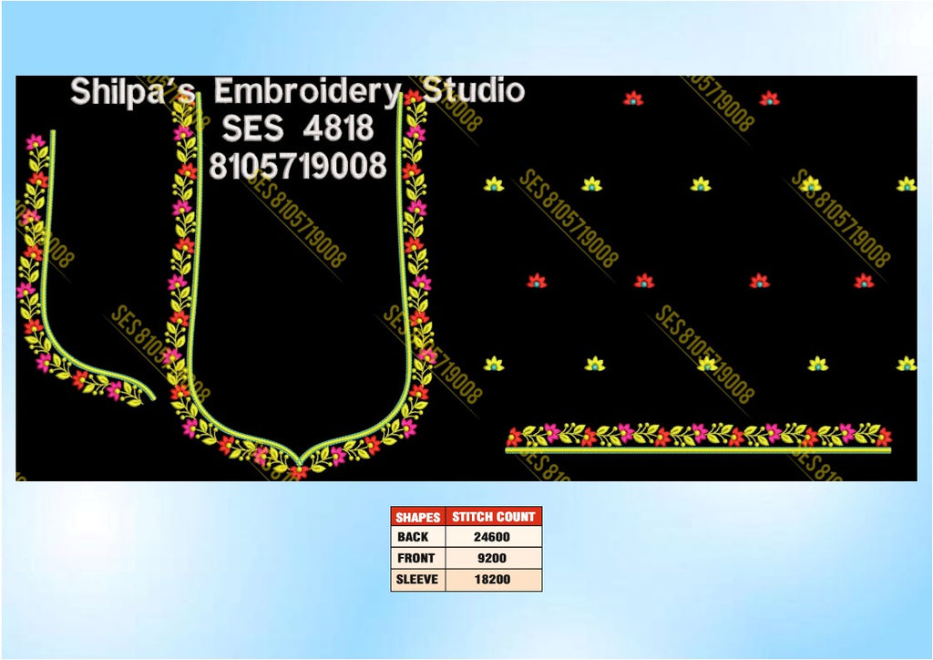 Embroidery Designs 4801-4900 Series