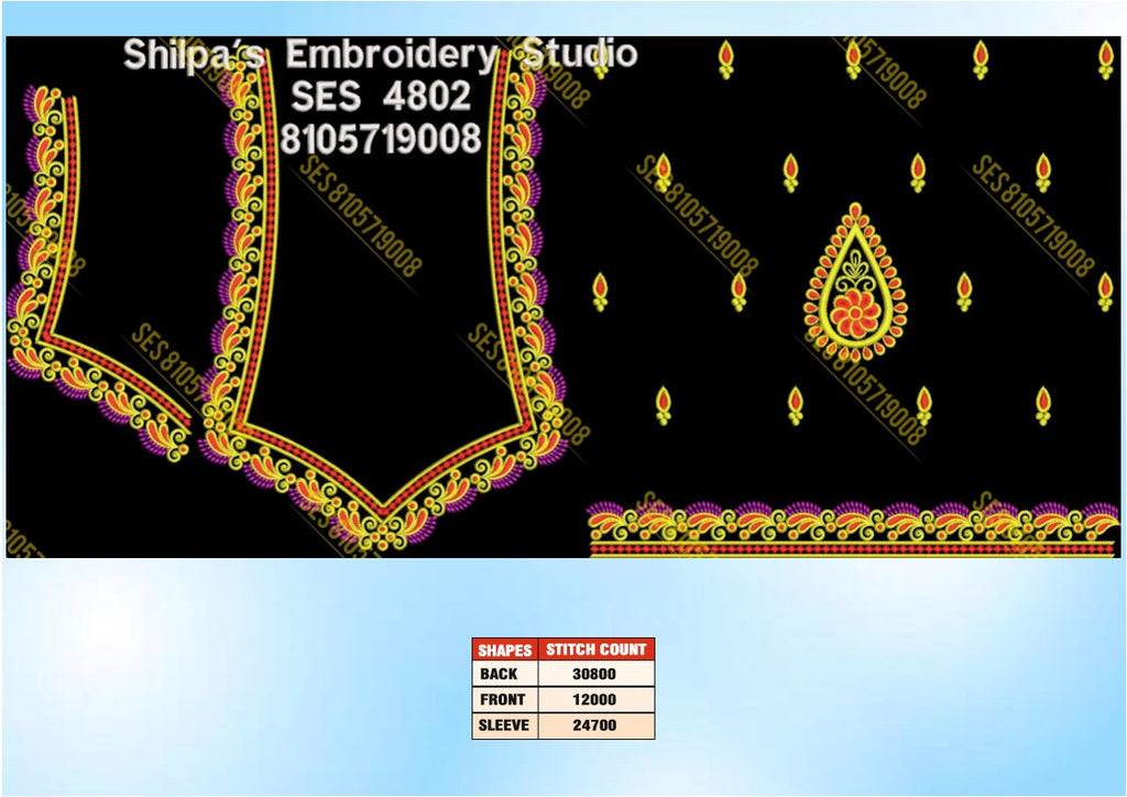 Embroidery Designs 4801-4900 Series
