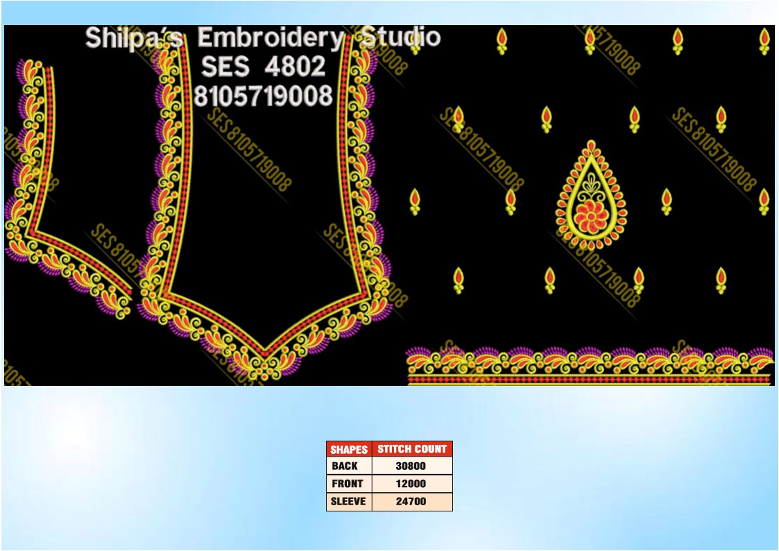 Embroidery Designs 4801-4900 Series