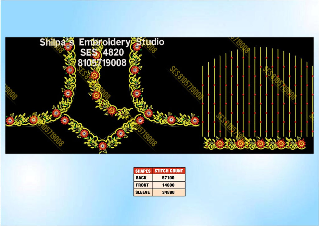 Embroidery Designs 4801-4900 Series
