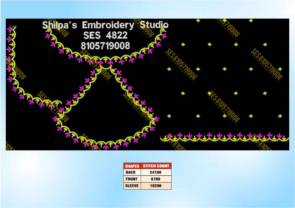 Embroidery Designs 4801-4900 Series