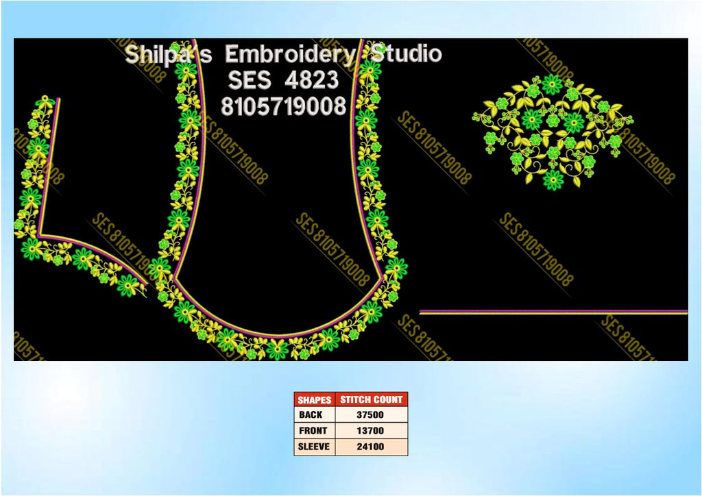 Embroidery Designs 4801-4900 Series