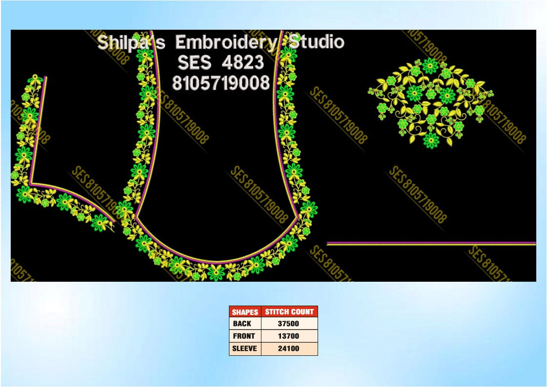 Embroidery Designs 4801-4900 Series