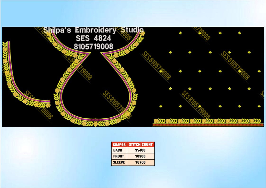 Embroidery Designs 4801-4900 Series