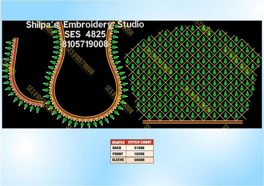 Embroidery Designs 4801-4900 Series
