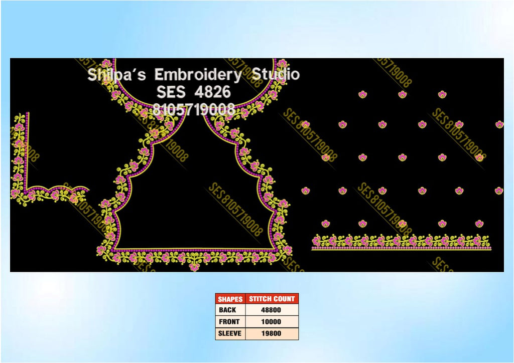 Embroidery Designs 4801-4900 Series