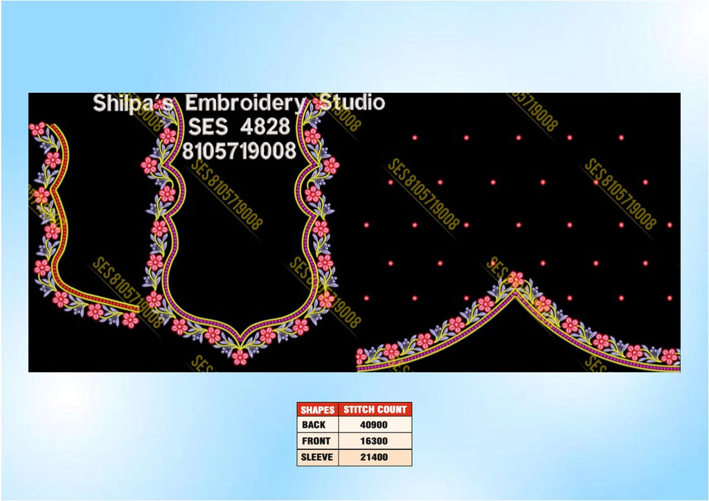 Embroidery Designs 4801-4900 Series
