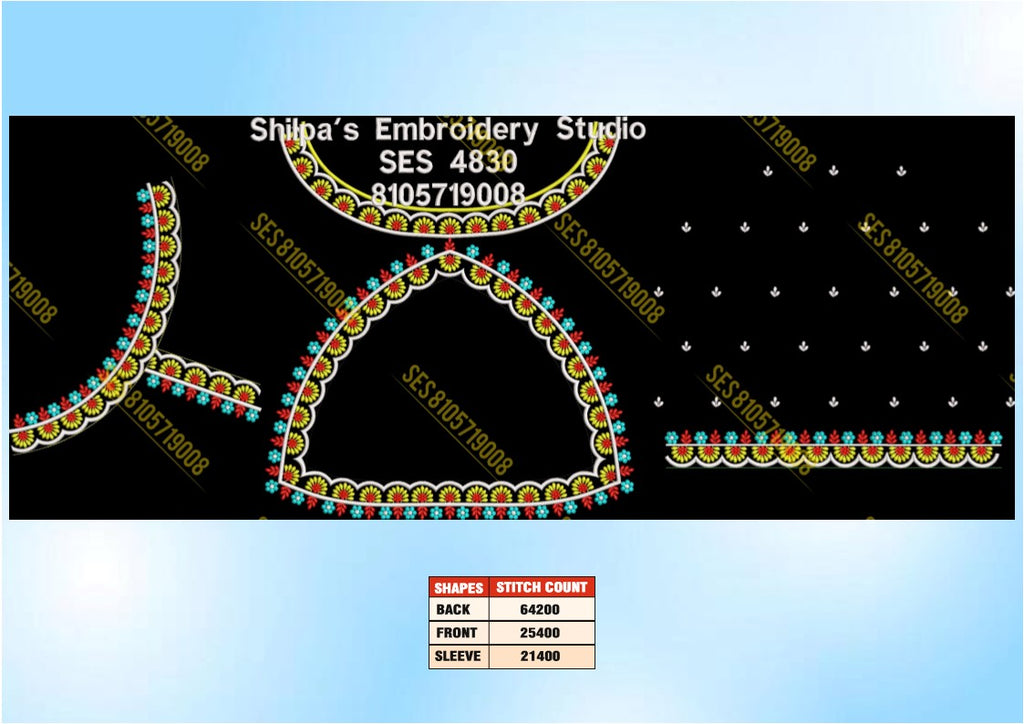 Embroidery Designs 4801-4900 Series