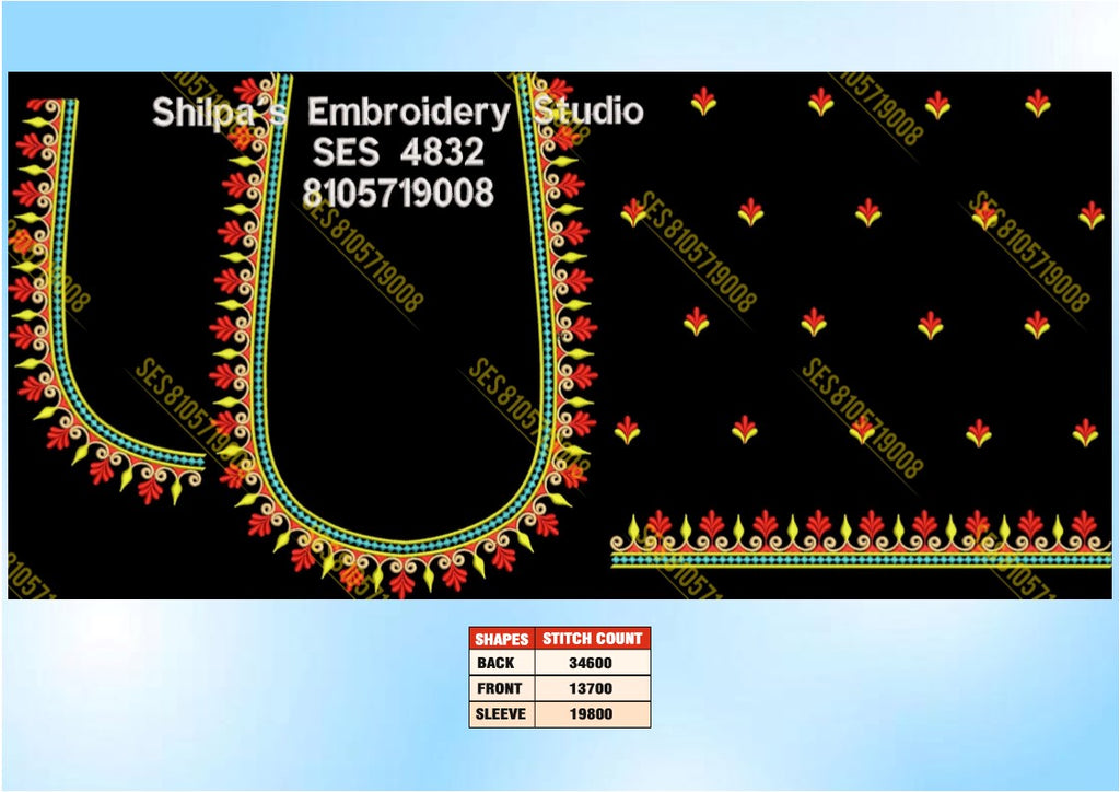 Embroidery Designs 4801-4900 Series