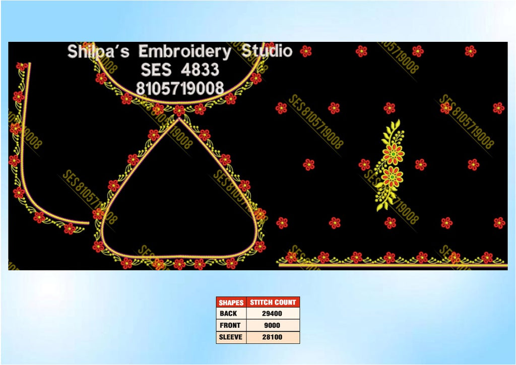 Embroidery Designs 4801-4900 Series