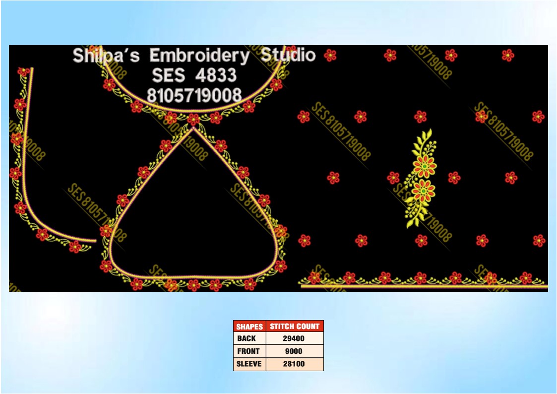Embroidery Designs 4801-4900 Series