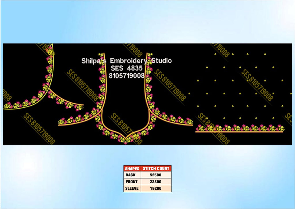 Embroidery Designs 4801-4900 Series