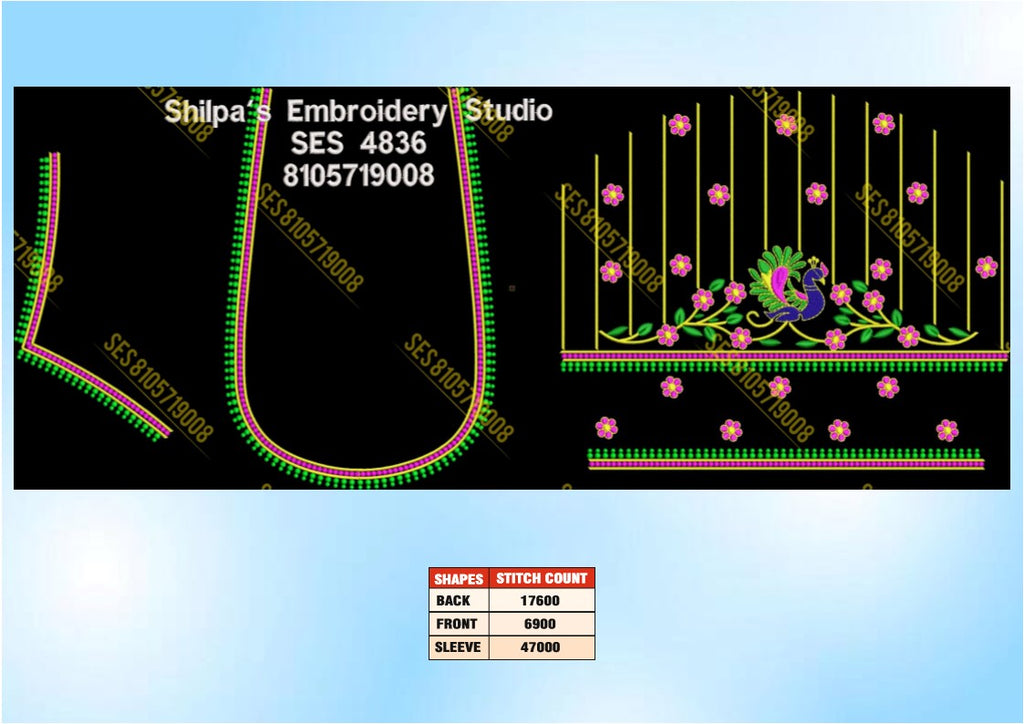 Embroidery Designs 4801-4900 Series