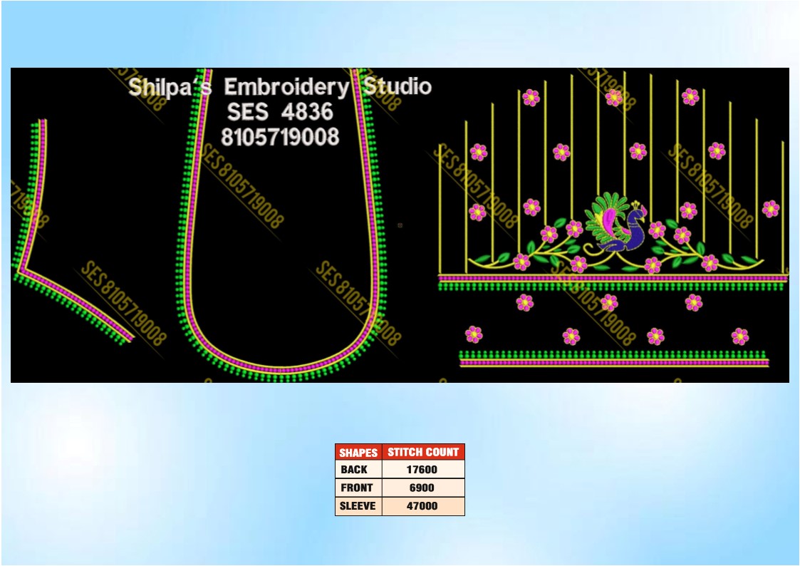 Embroidery Designs 4801-4900 Series