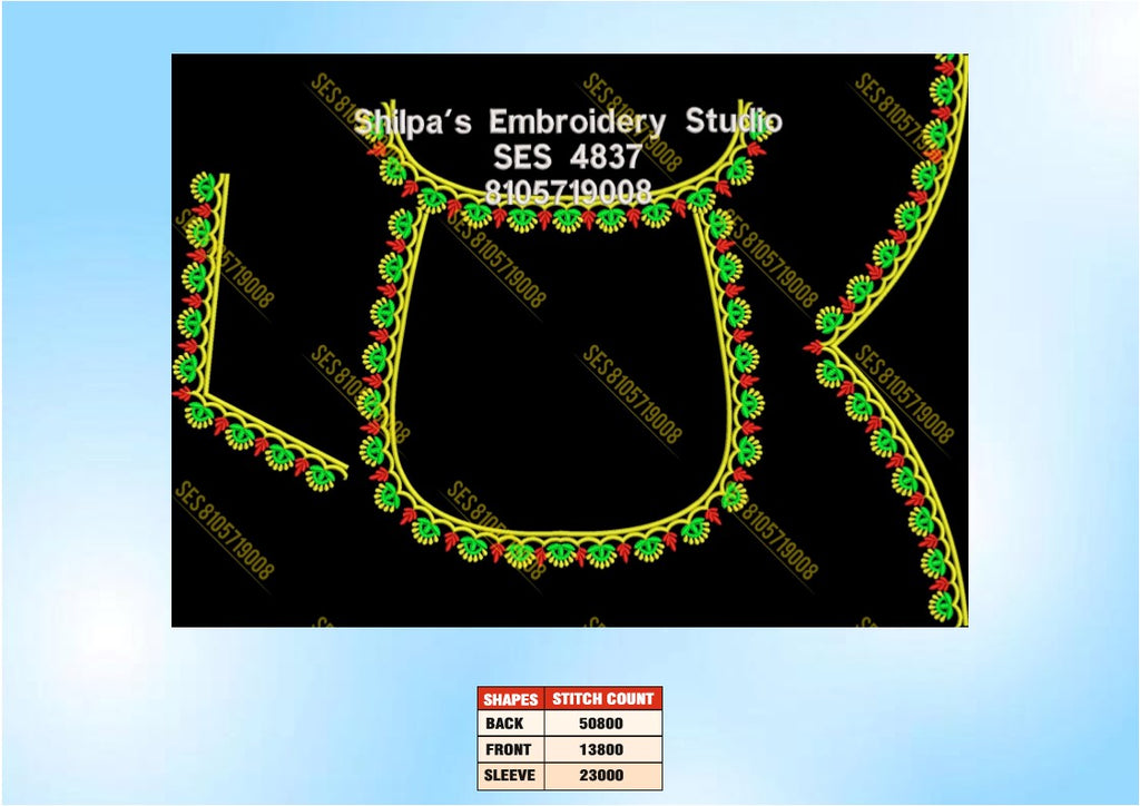 Embroidery Designs 4801-4900 Series