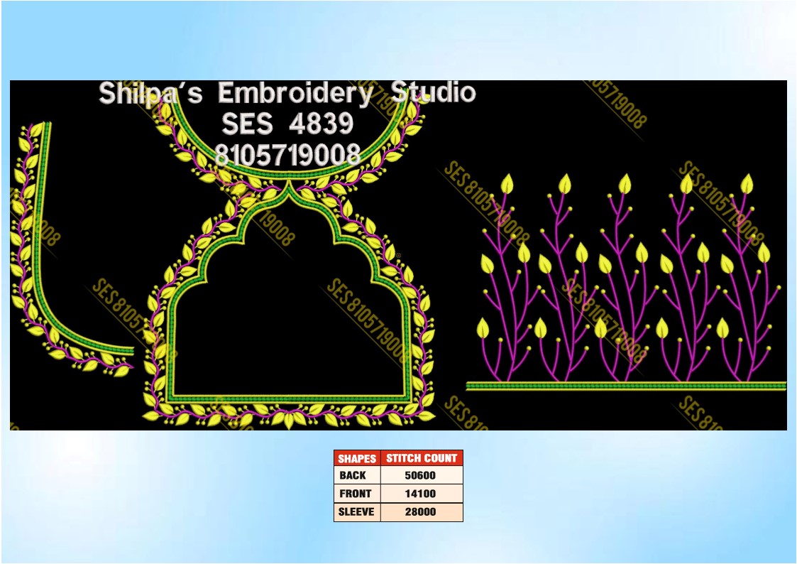 Embroidery Designs 4801-4900 Series