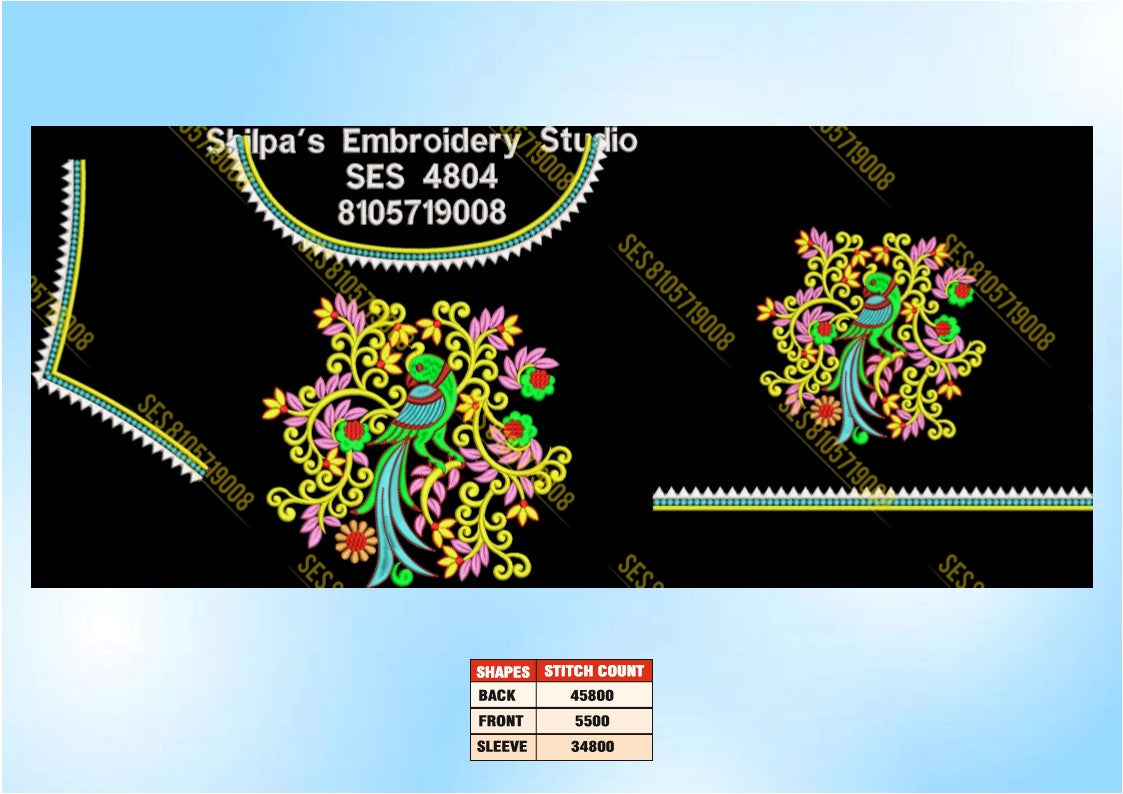 Embroidery Designs 4801-4900 Series