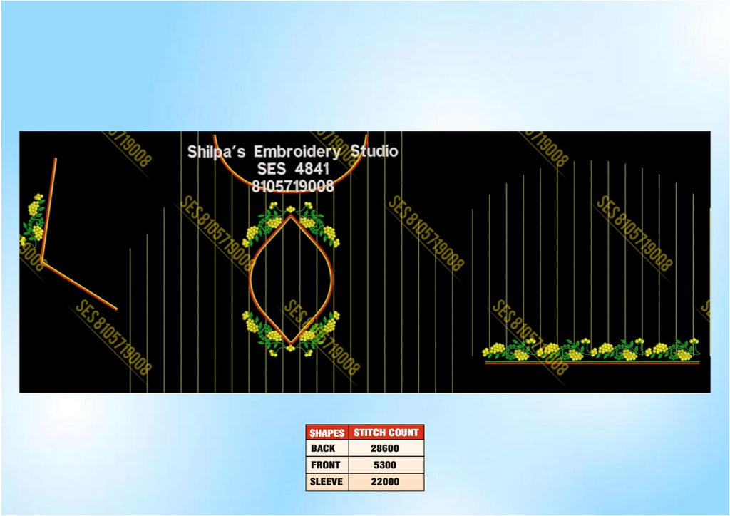 Embroidery Designs 4801-4900 Series