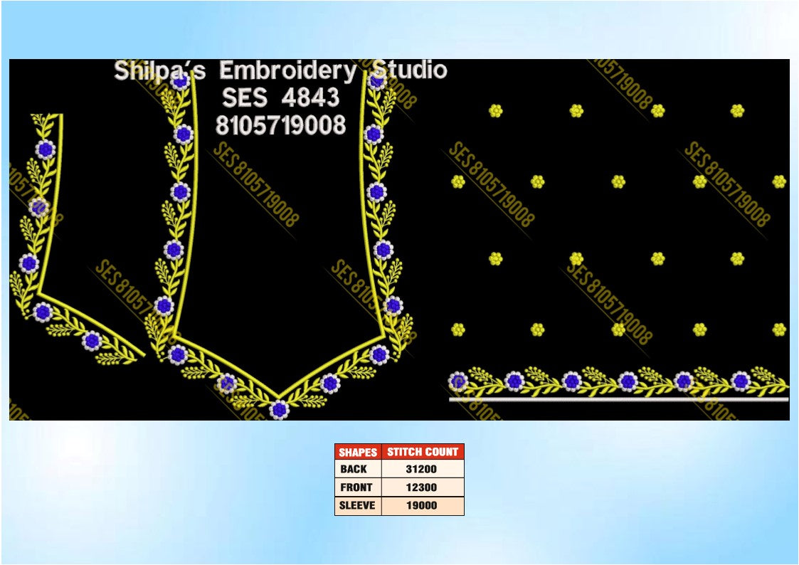 Embroidery Designs 4801-4900 Series