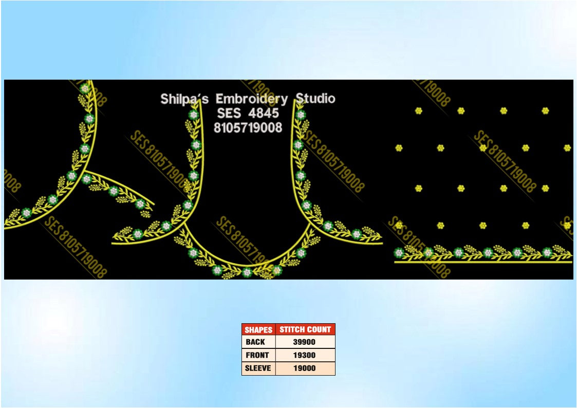 Embroidery Designs 4801-4900 Series