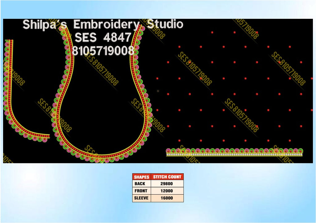 Embroidery Designs 4801-4900 Series