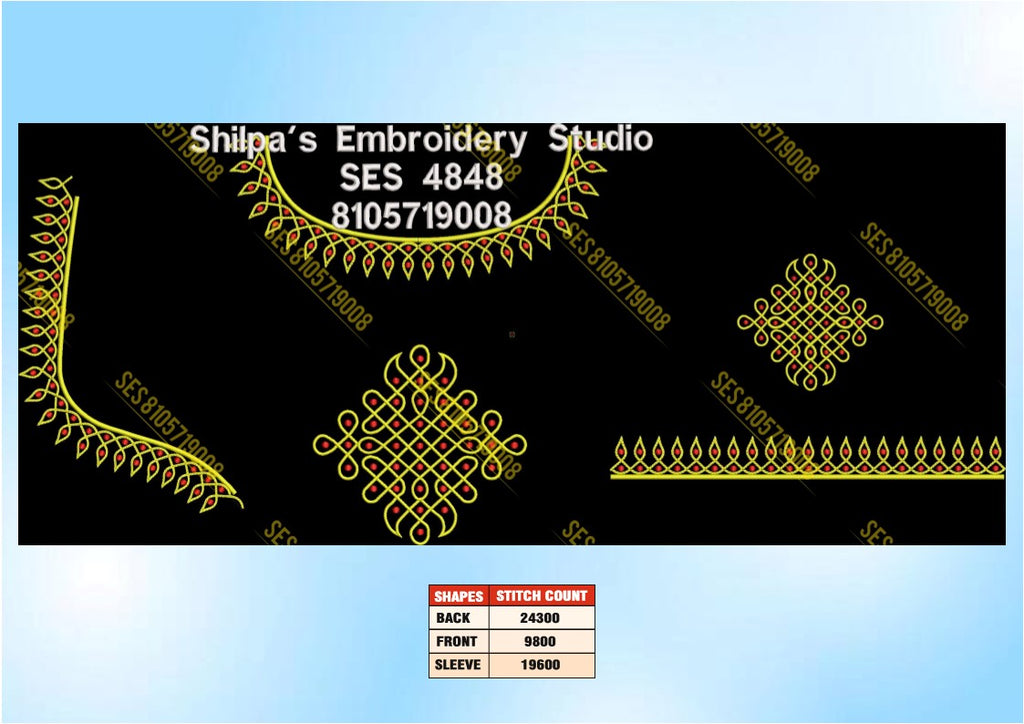 Embroidery Designs 4801-4900 Series