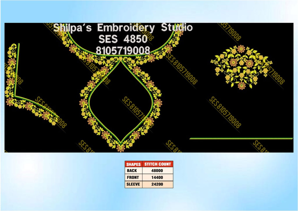 Embroidery Designs 4801-4900 Series