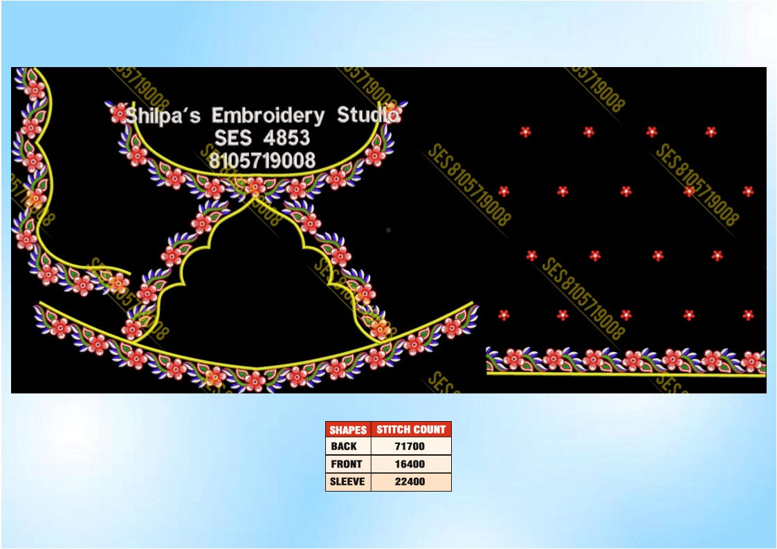 Embroidery Designs 4801-4900 Series