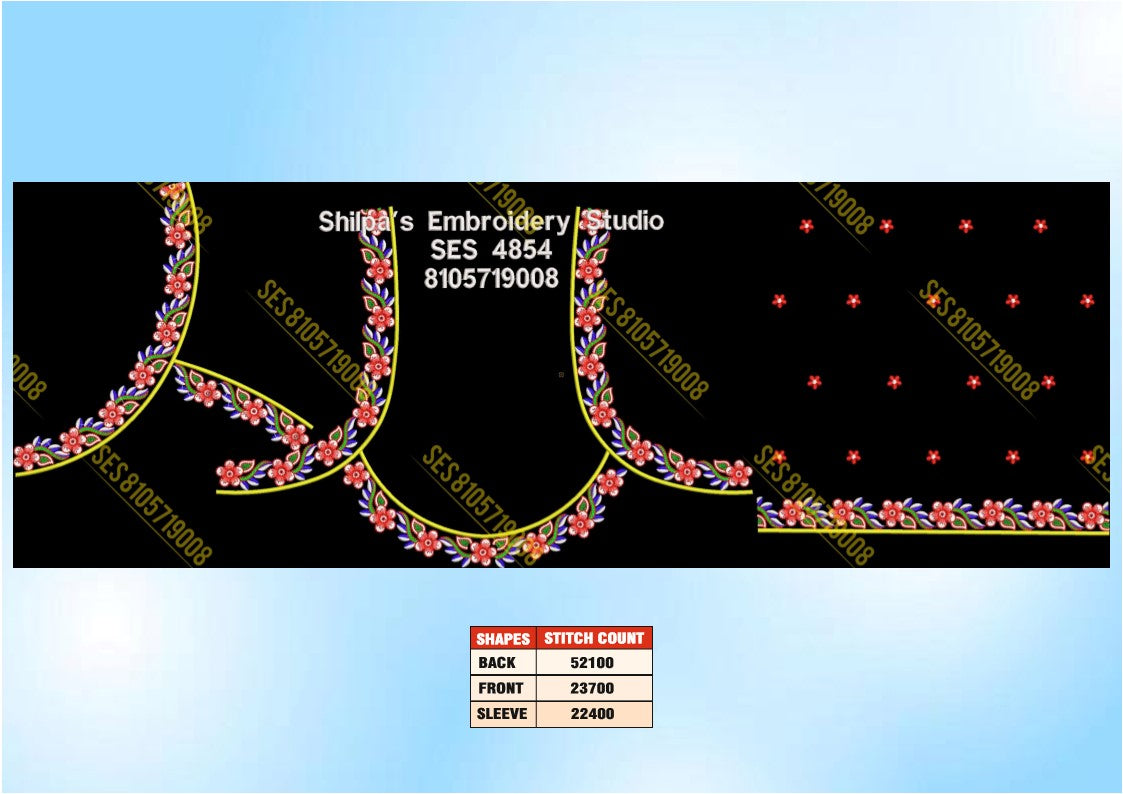 Embroidery Designs 4801-4900 Series