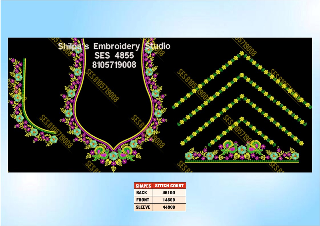 Embroidery Designs 4801-4900 Series