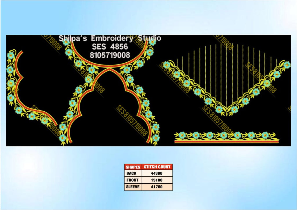 Embroidery Designs 4801-4900 Series