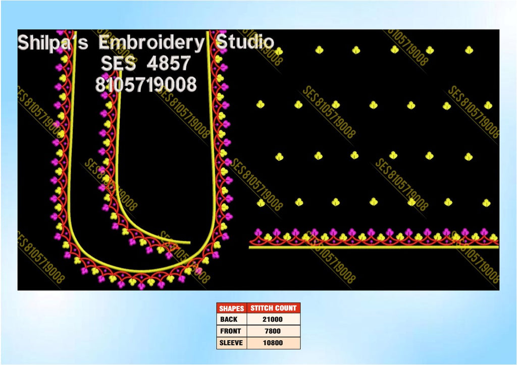 Embroidery Designs 4801-4900 Series