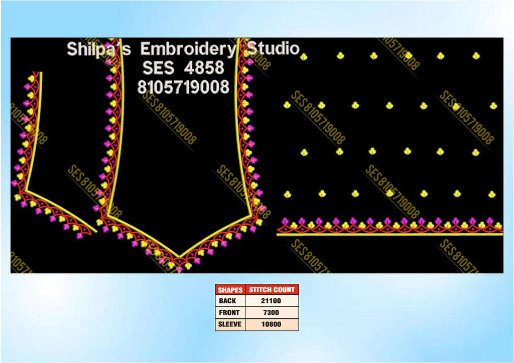 Embroidery Designs 4801-4900 Series