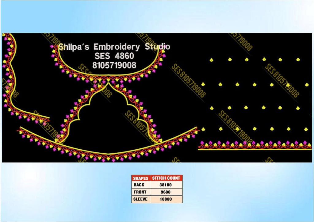 Embroidery Designs 4801-4900 Series