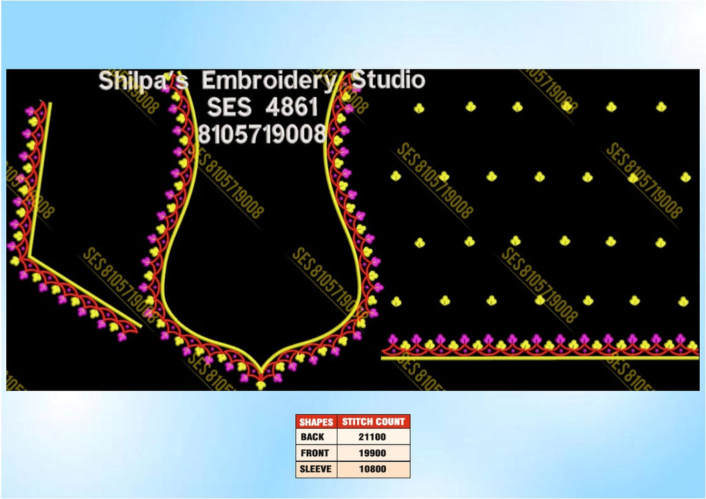 Embroidery Designs 4801-4900 Series