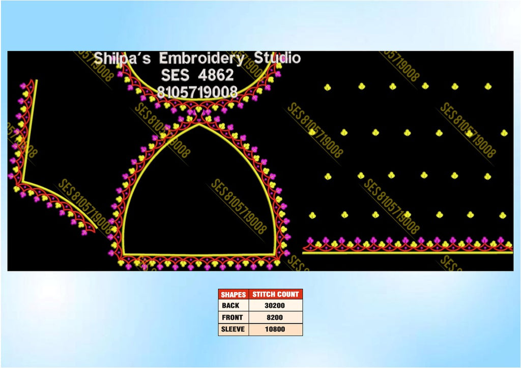 Embroidery Designs 4801-4900 Series