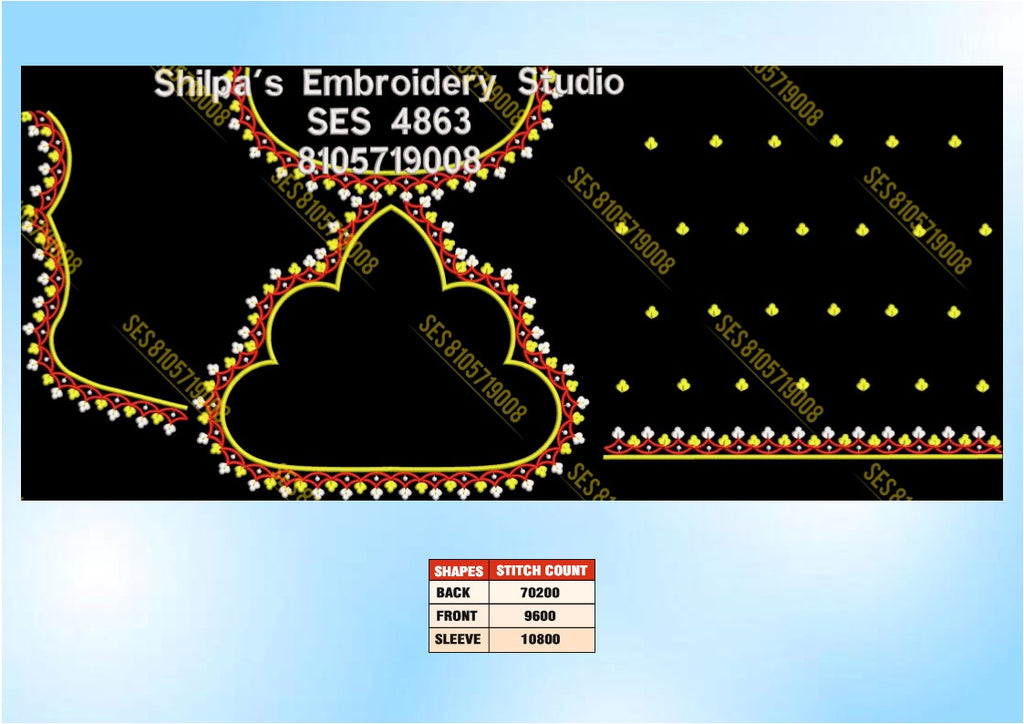 Embroidery Designs 4801-4900 Series
