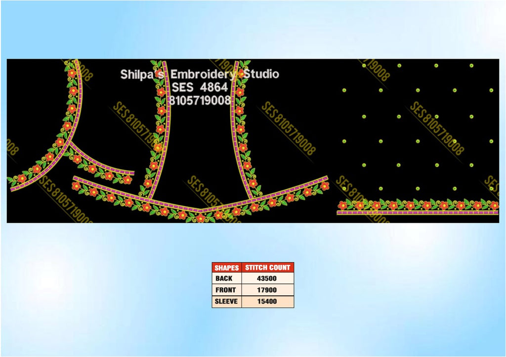 Embroidery Designs 4801-4900 Series