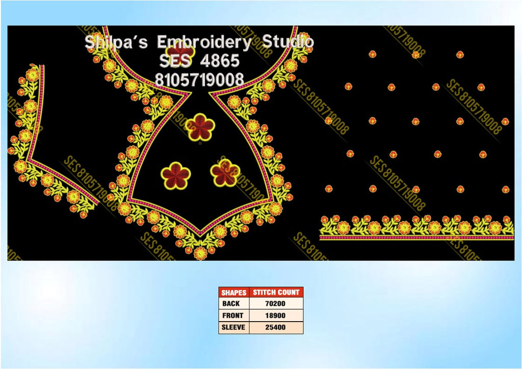 Embroidery Designs 4801-4900 Series