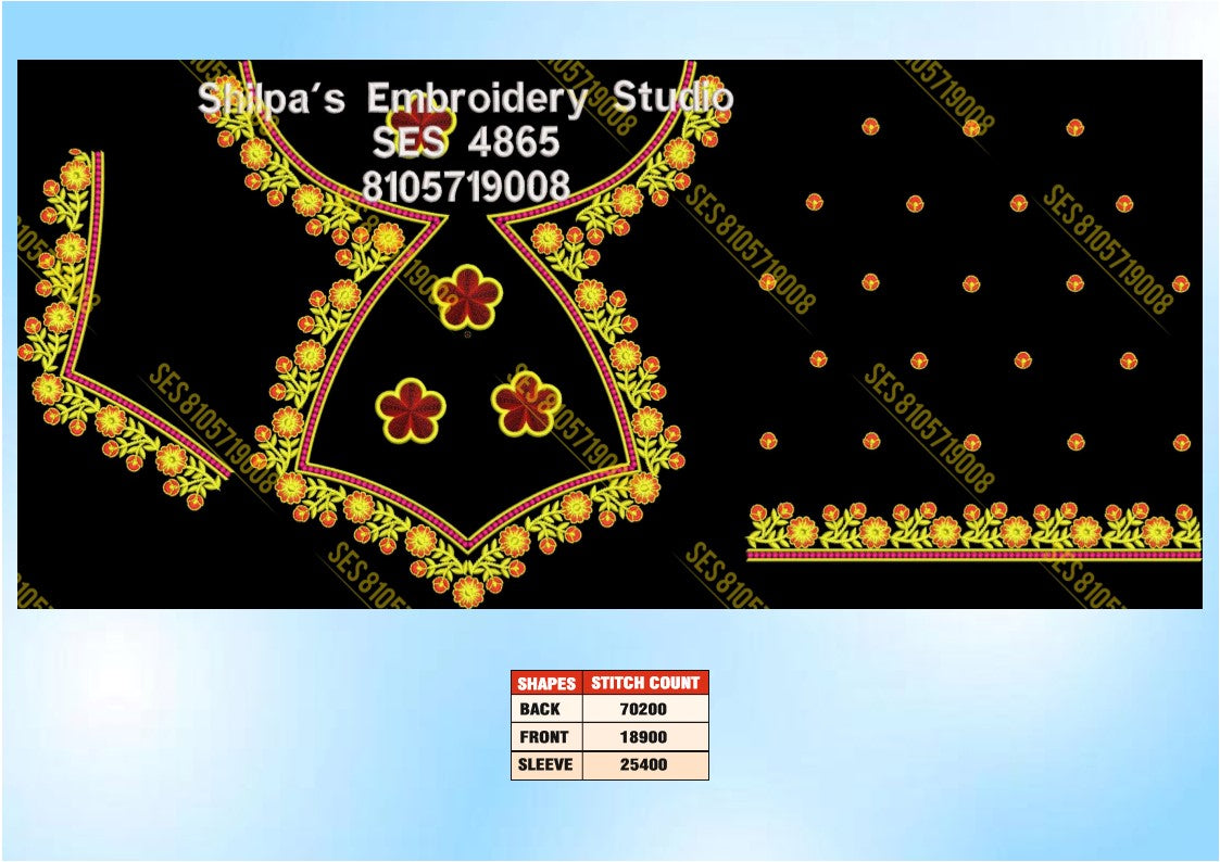 Embroidery Designs 4801-4900 Series