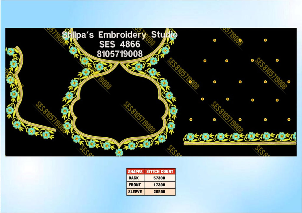 Embroidery Designs 4801-4900 Series