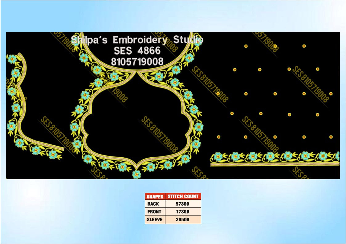 Embroidery Designs 4801-4900 Series