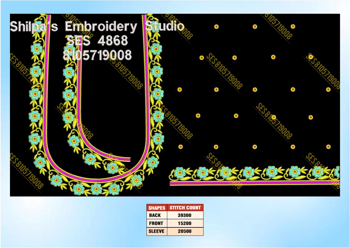 Embroidery Designs 4801-4900 Series
