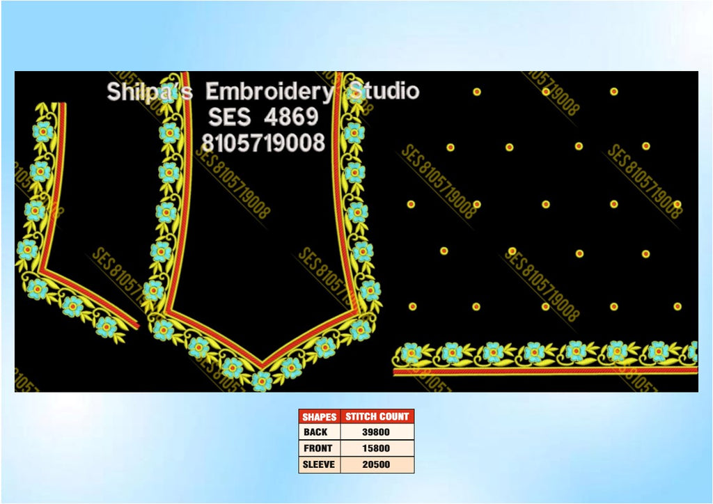 Embroidery Designs 4801-4900 Series